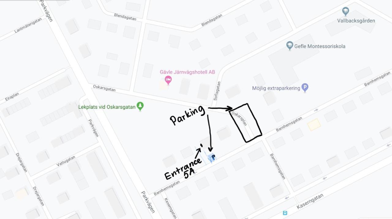 3 Rooms With Private Kitchen & Private Bathroom 5B Gävle Εξωτερικό φωτογραφία